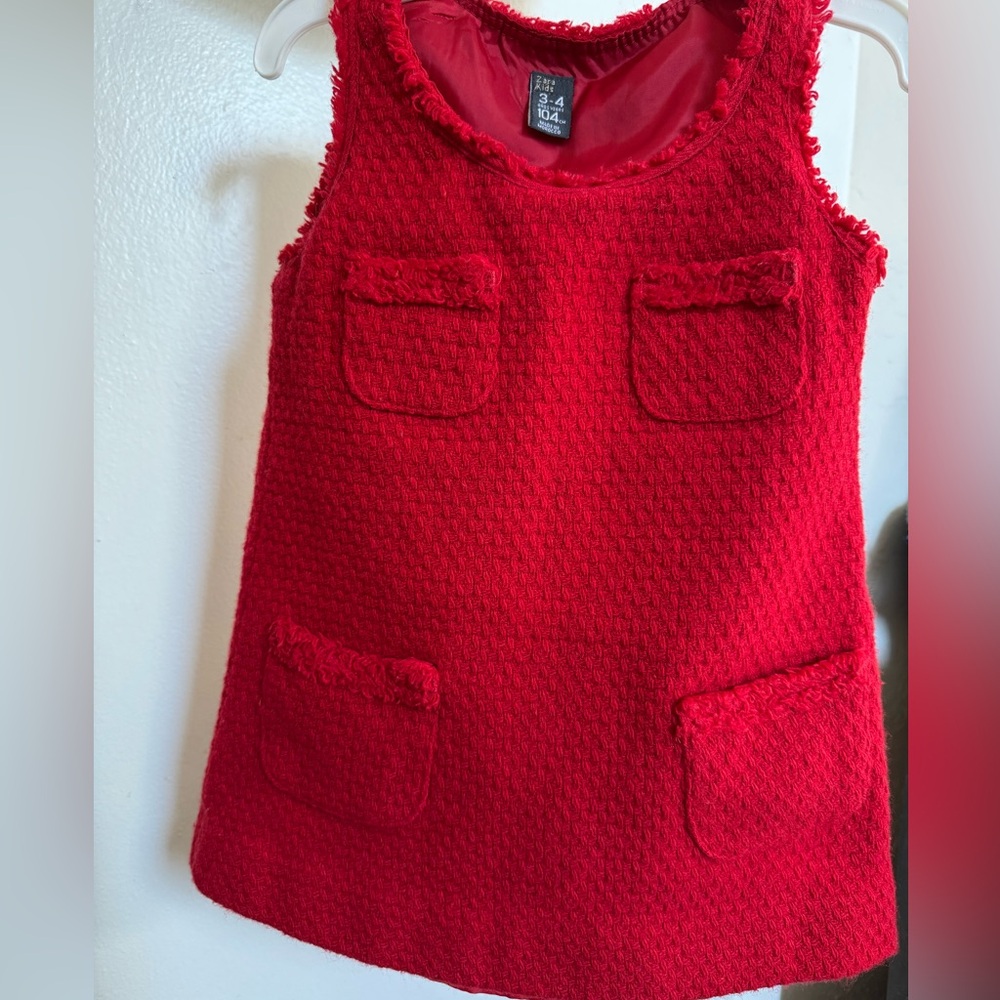 Zara Kids red dress